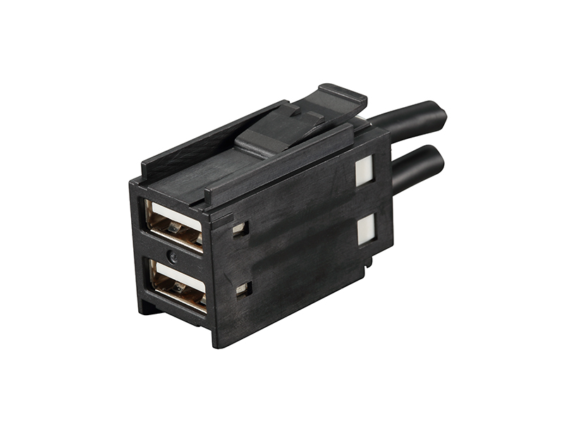USB 2.0 Standard-A Socket × 2 ports