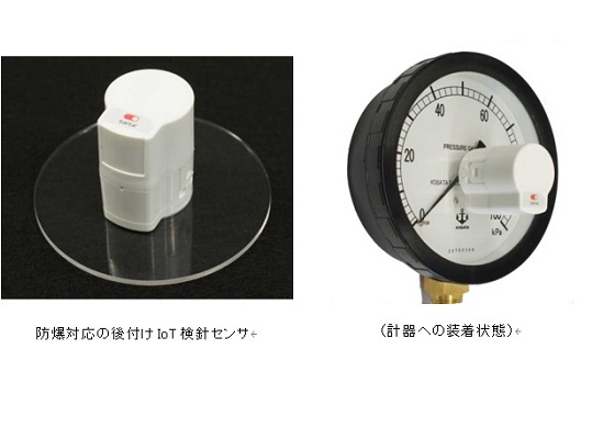 防爆対応の後付けＩoＴ検針センサ