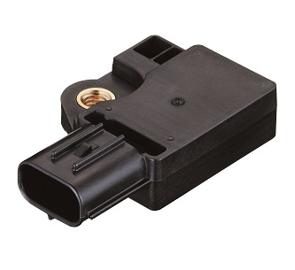 Connector-integrated A2B Acceleration Sensor for Automotive Use