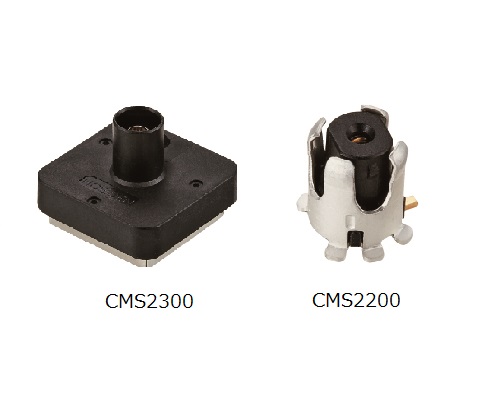 Rear Case Assembly (with socket) / Miniature Receptacle for Automotive Camera Coaxial Connector Supporting High-speed Signals (6 Gbps)