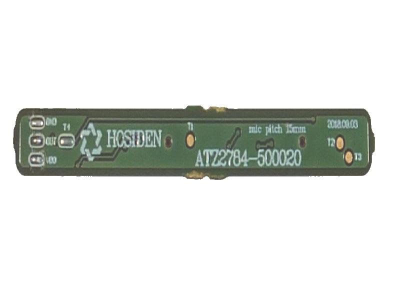 Compact Slim-type Beamforming Microphone Module